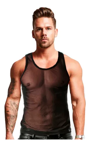 Playera negra transparente sale