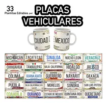 Comprar Vectores Placas Vehiculares Digitales Para Sublimar