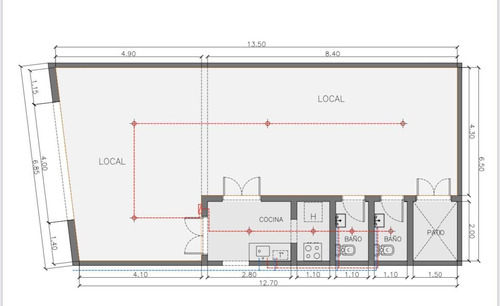 Imagen 3 de 3 de Local A Estrenar Rondeau 3072- Parque Patricios