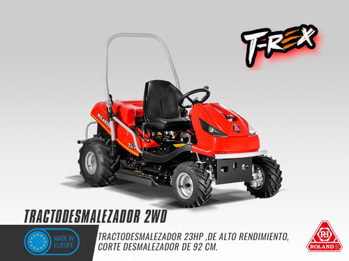 Tractodesmalezador Rolandh T-rex 2wd 23hp