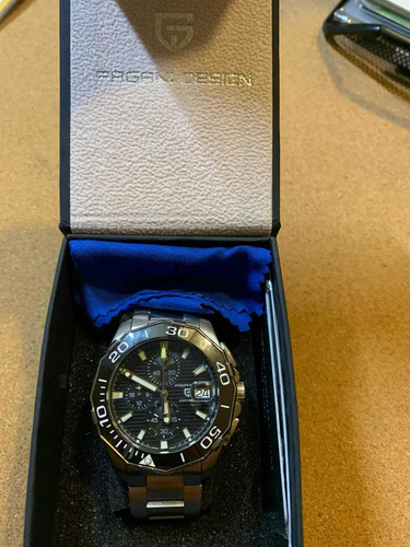 Pra Vender! Relógio Pulseira De Aço Cronógrafo Pagani Design