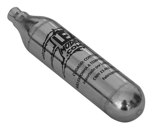 Imagem 4 de 5 de Cilindro Pistola Co2 Barato Airsoft 12g Kit Com 10 Unidades