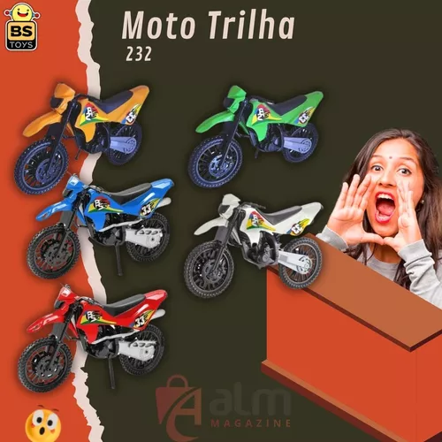 Moto Brinquedo Moto Trilha Radical Menino Miniatura Solapa - Bs Toys no  Shoptime