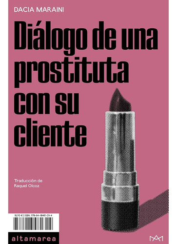 Libro Diálogo De Una Prostituta Con Su Cliente