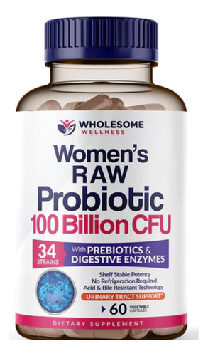 Probioticos Y Prebioticos Para Mujeres + D Manosa Cranberry