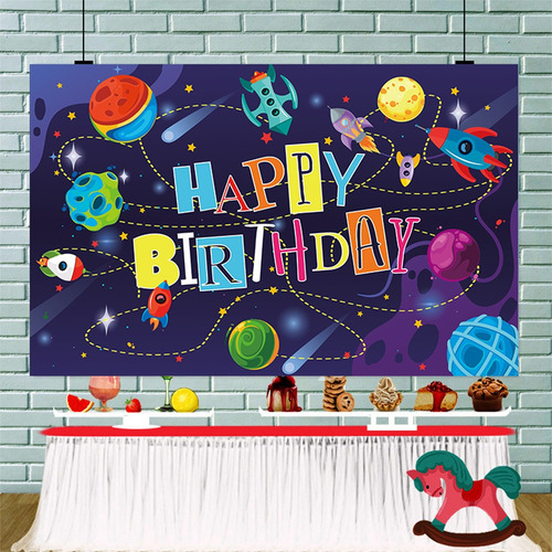 Imagen 7 de 7 de Patrón De Póster Para Decoración De Cumpleaños, Oficina,