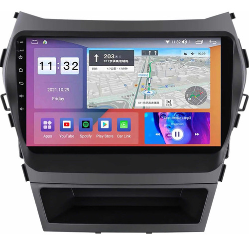 Radio Android Carplay 2+32 Hyundai Santafé Ix45 2013-2018