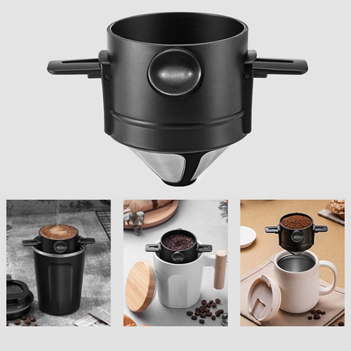 Filtro De Café De Goteo Plegable Reutilizable Coffee Dripper