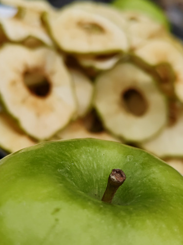 Manzana Verde Deshidratada, Natural, Artesanal X 250g