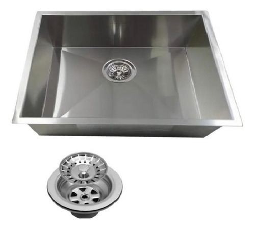 Cuba Quadrada Inox 50 Fosca ( 50x40x20cm ) Cozinha Gourmet