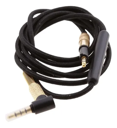Câble Audio De Rechange 3,5 Mm Tressé 1,2 M – Compatible Audio-Technica ATH-MSR7b, ADX5000, AP2000Ti