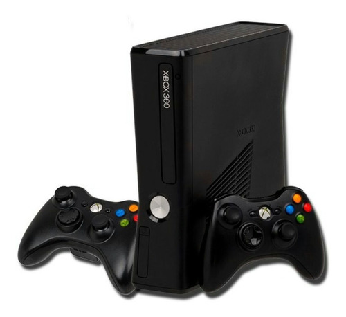 Xbox 360  Slim Personalizado+ 90j  500 Gigas + Dos Controles