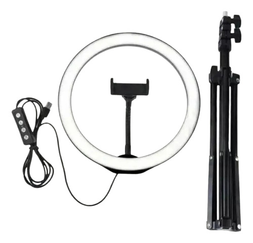 Combo Imperdible Tira Led Rgb 5mt Más Aro Selfie Con Trípode