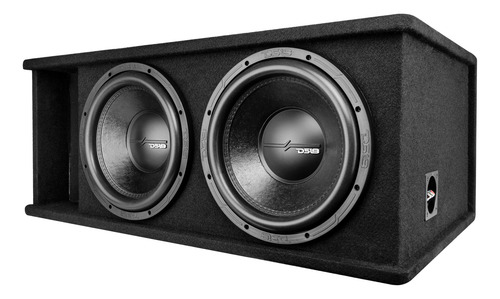 Caja Con Subwoofer Doble Cargada De 12 Pulgadas Ds18 Zr212ld