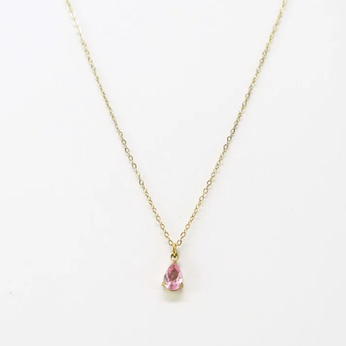 Collar De Cuento De Hadas Diseño Gota En Tonos Fantásticos Rosita