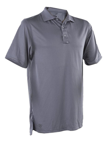 Tru-spec Performance Polo Manga Corta Gris Acero Hombre Poli