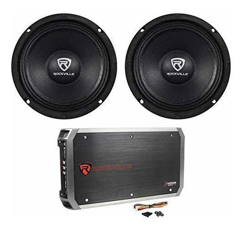 (2) Rockville Rm64pro *****  Mid-bass Midrange Car Speakers 