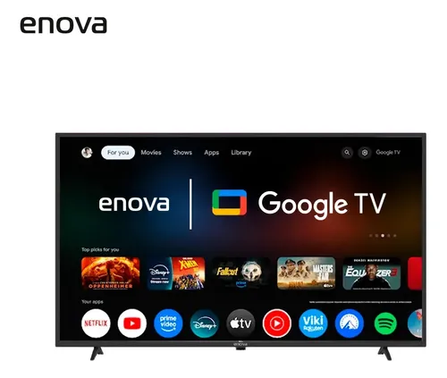 Smart TV 50 Pulgadas 4K Ultra HD Google TV WiFi Frameless Enova