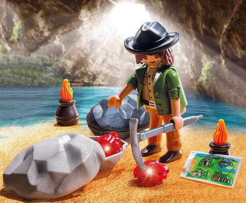Imagen 2 de 6 de Playmobil Buscador De Gemas 5384 Special Plus Educando