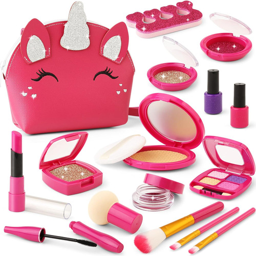 Kit De Maquillaje De Simulación Para Niñas, Juego De Maquill