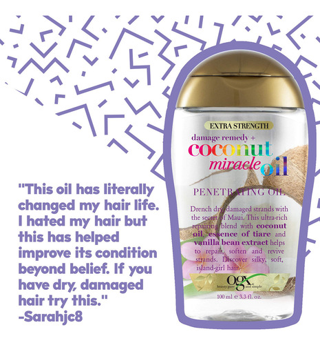 Tratamiento Capilar Ogx Para Cabello Seco Y Grueso, Sin