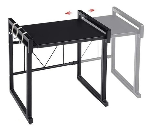 Imagen 2 de 8 de Rack Organizador Cocina Sobre Microondas Hierro Palermo