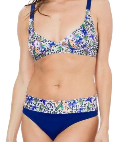 Bikini Elegante Combinada Corpiño Marilyn Mare Moda 15608