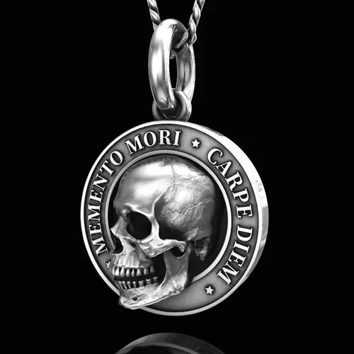Y1m Collar Super Cool Con Colgante De Calavera