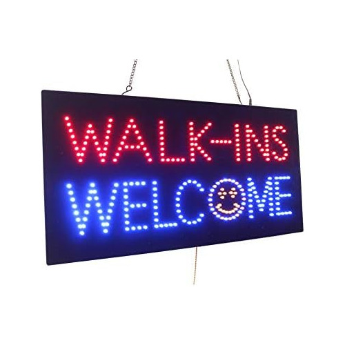 Letrero  Walkins Welcome  (bienvenidos Sin Cita), Letre...
