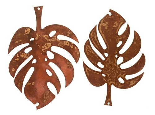 Imagen 3 de 7 de Figura Decorativa Chapa Oxidada Colgante Jardin - Disentino®