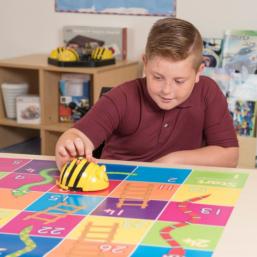 Bee-bot Programmable Floor Robot - Robot Programable Color Amarillo Personaje Abeja