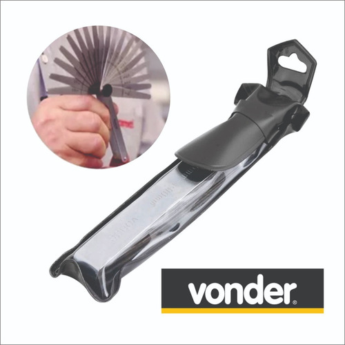 Calibre De Folga Mecânico 0,05mm A1,00 Mm 13 Lâminas Vonder