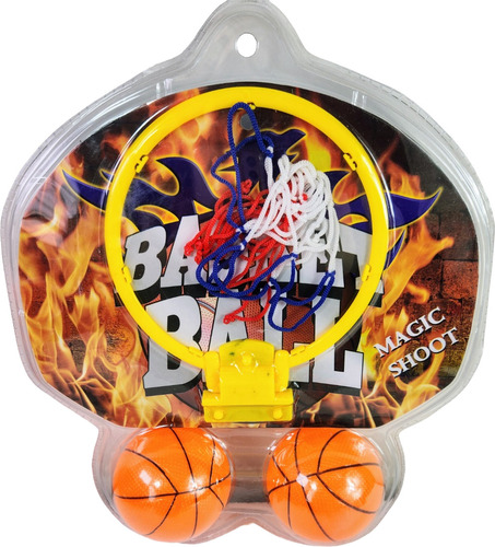 Set Aro Basquetball Incluye 2 Pelotas Set Niños Pequeños