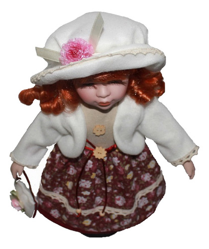 Figuras De Muñeca Porcelana Victoriana Con Soportes De