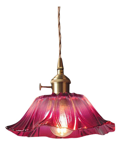Lámpara Colgante Moderna, Iluminación De Morado Pequeño
