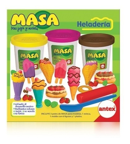 Masa Para Moldear Modelo Heladeria Original Antex