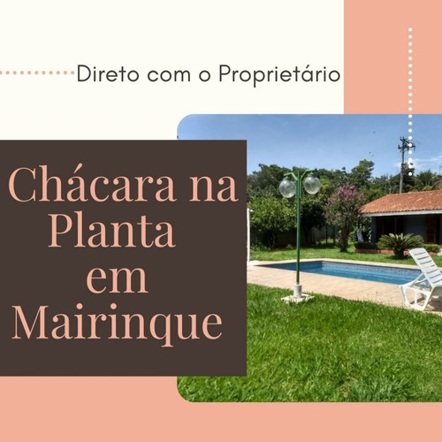 Imagem 1 de 13 de Sr Chácara Com Ótima Localização Projeto Na Planta
