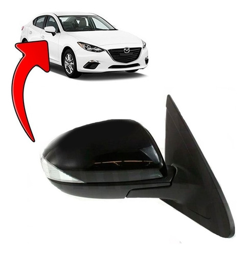 Espejo Puerta Derecho Para Mazda 3 1.6  2010 2014