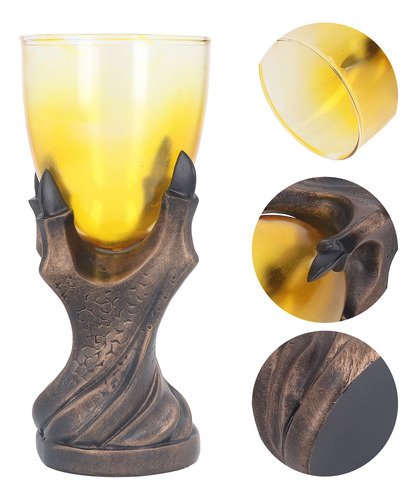 Cáliz De Cristal 3d Con Forma De Garra Con Forma De Garra Co