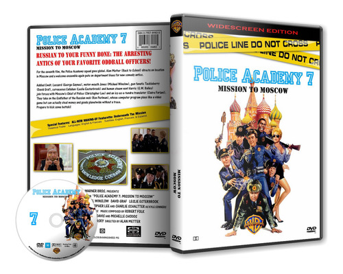 Locademia De Policia - Saga Dvd Latino/ingles Subt Esp