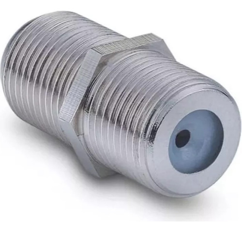 100pcs Emenda F Femea Femea Coaxial Rg59 Rg6 Cabo Conector