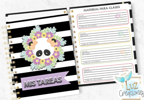Libreta De Tareas Mod. Pandita