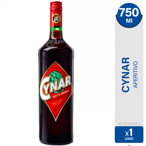 Aperitivo Cynar 750ml Origen Italia - 01mercado