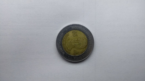 Moneda 5 Pesos Año 2010 Guadalupe Victoria México