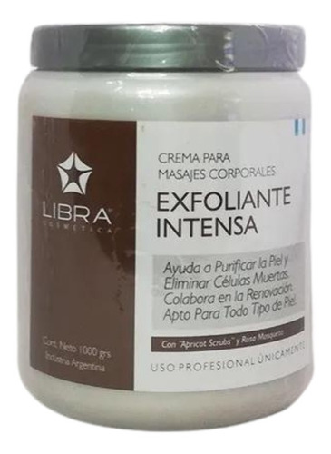 Crema Exfoliante Intensa Libra 980grs