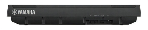 Piano digital Yamaha P121 B negro de 73 teclas con fuente P-121