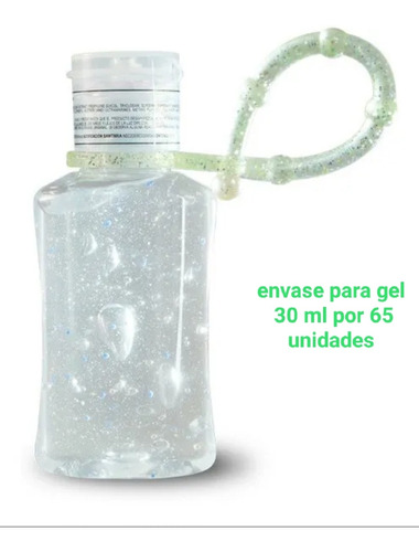 Envase 30 Ml Para Gel 65 Unidades De 30 Ml Con Colgante 