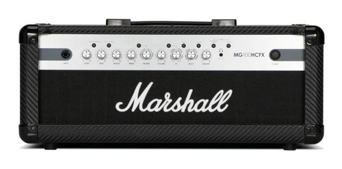 Imagen 1 de 4 de Amplificador Marshall MG Carbon Fibre MG100HCFX Transistor para guitarra de 100W color negro 230V