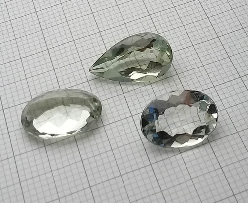 Heliodoro 12.850 Cts Kit 03 Pedras Natural Praziolita A