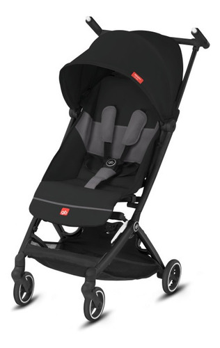 Coche de paseo GB Pockit+All City velvet black con chasis color negro